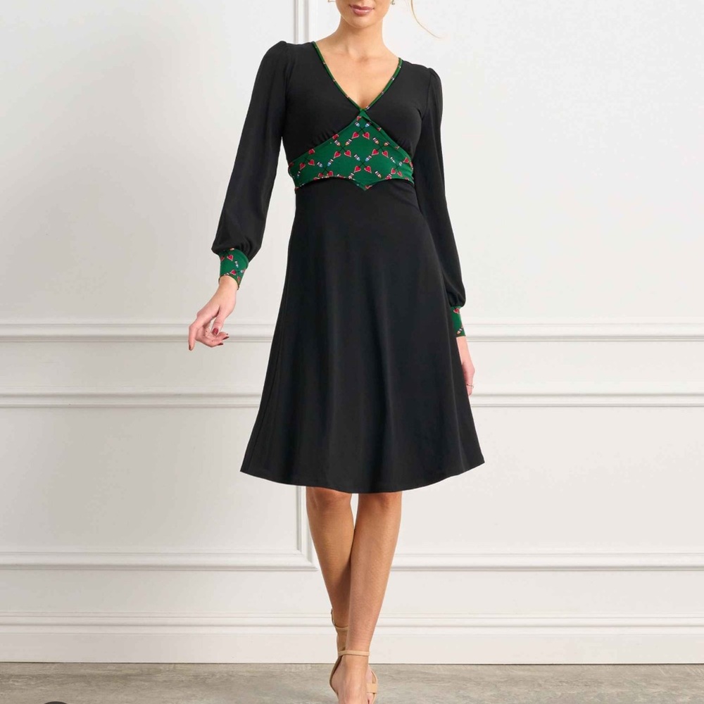 NWT - Leona Edmiston Cross My Heart Dress